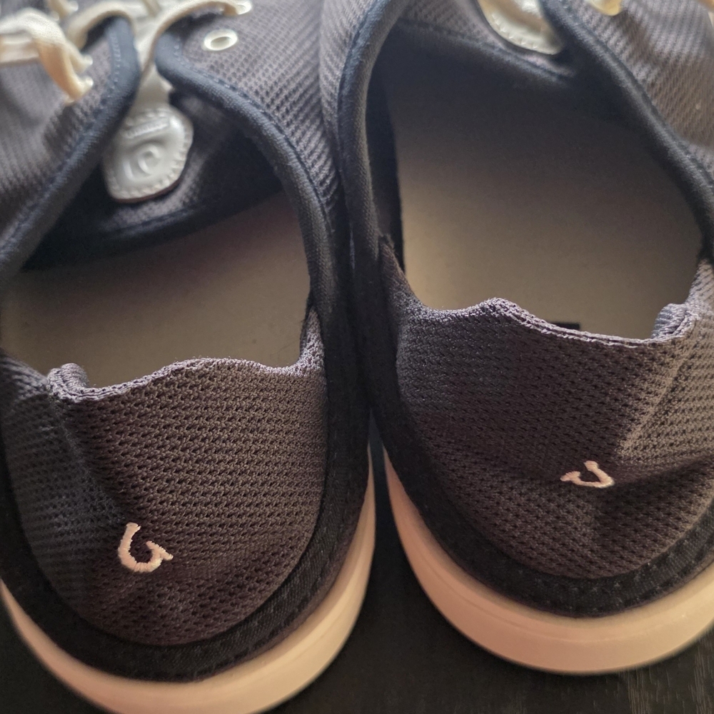 OluKai Women's Black and Cream Sneakers - Picture 7 of 9